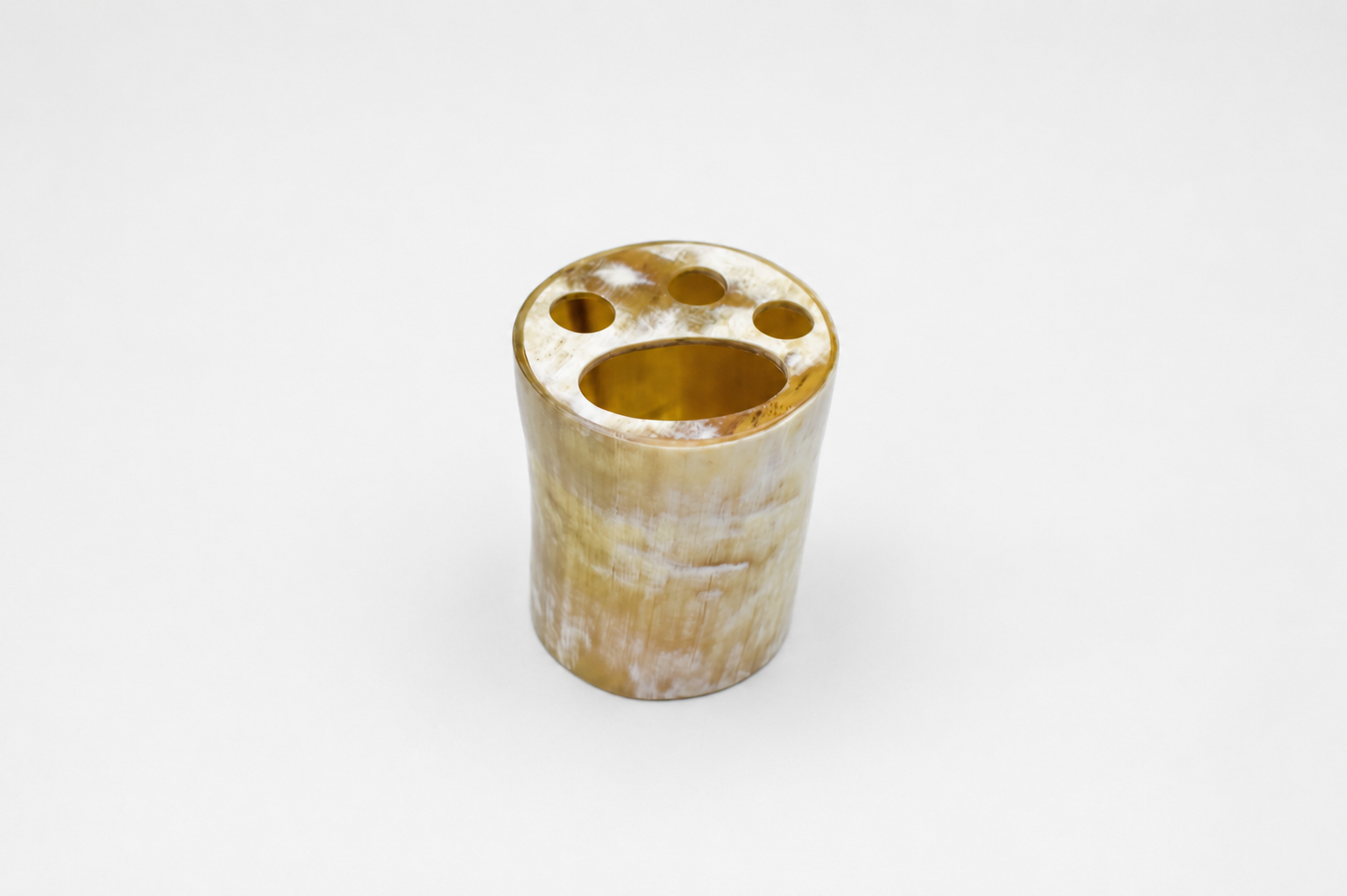 Recycled Horn Toothbrush Holder | Eco-Friendly Handcrafted | Mawu Africa