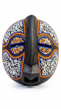 Traditional African Mask Kenya | Tribal Beaded Wooden - Mawu Africa
