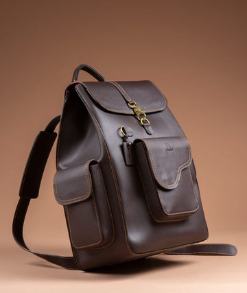 Mutziq Leather Backpack