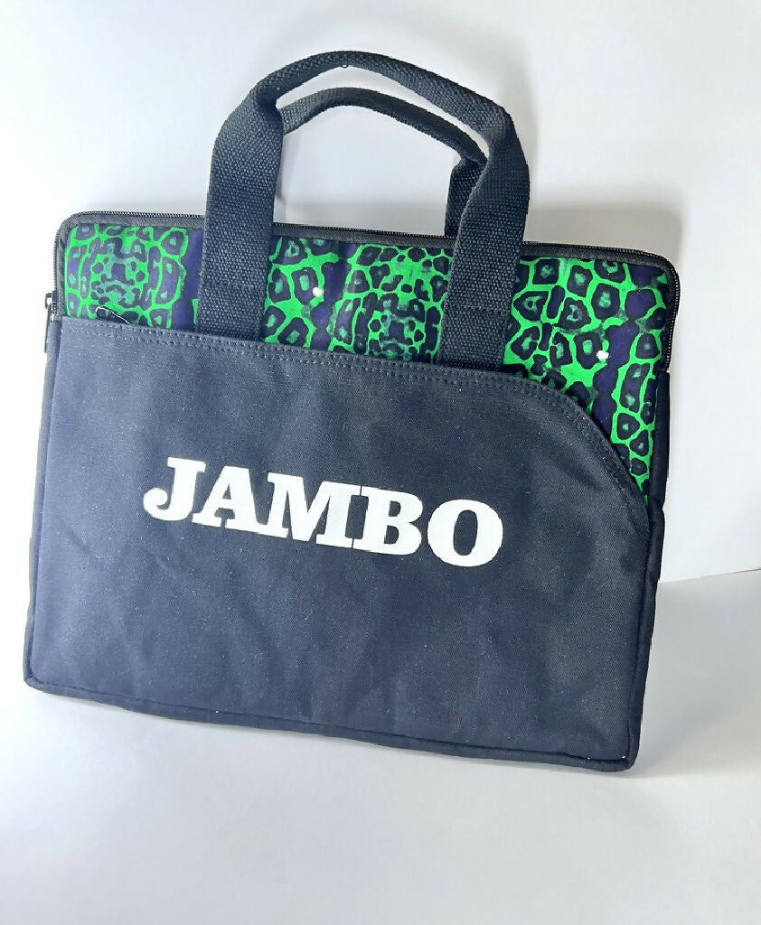 Jambo Register Notebook Jambo Laptop Sleeve Canvas – Mawu Africa