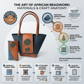 African Beadwork Fabric Bag - Mawu Africa