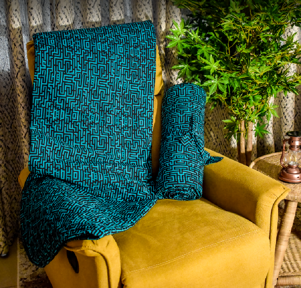 Kitenge Fleece Blanket| Ankara Fleece Shuka