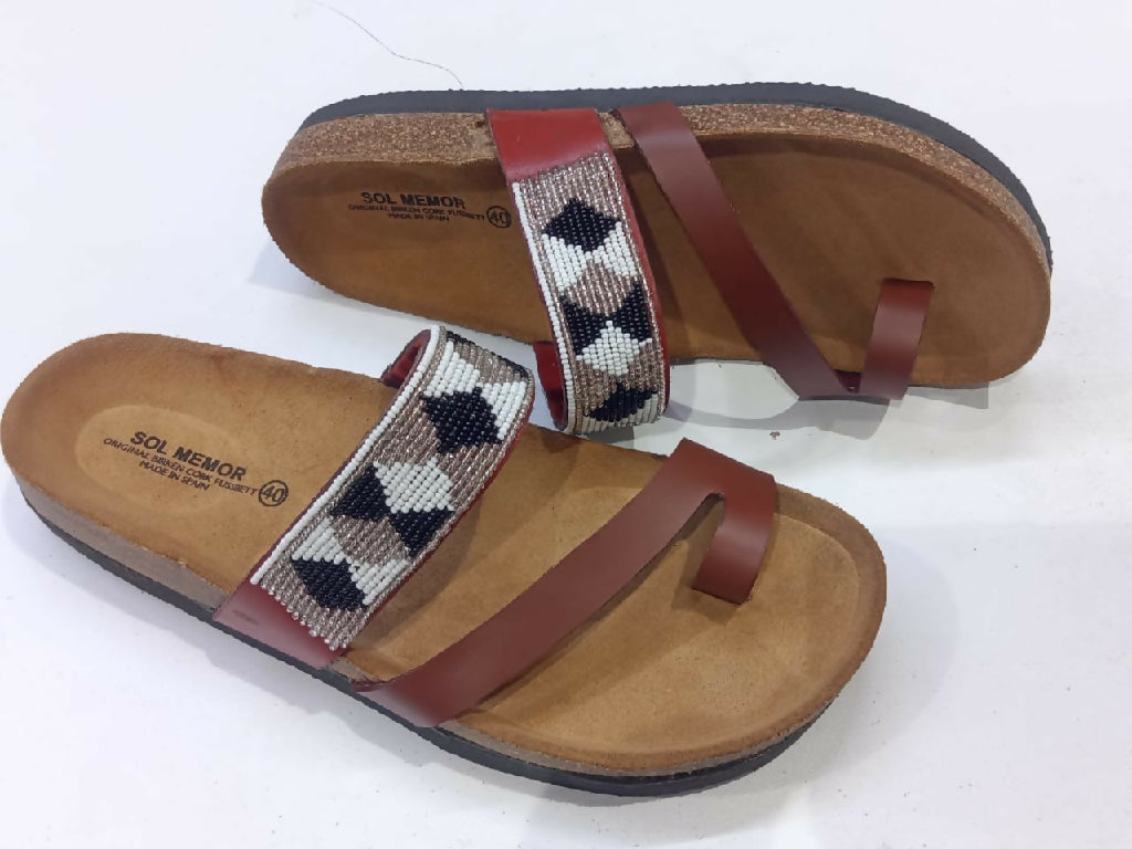 cork sole sandals - Mawu Africa