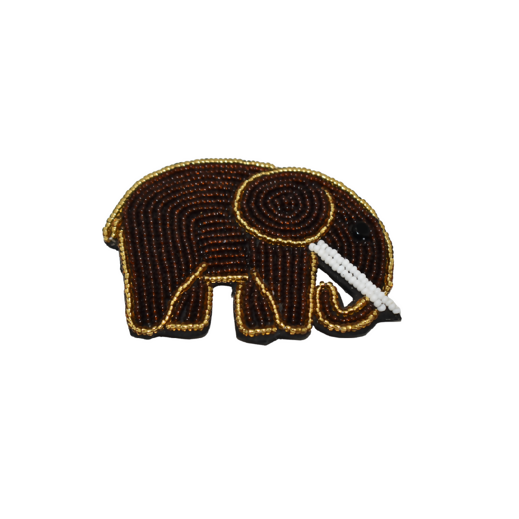 Handmade Beaded Zebra Fridge Magnet – African Wildlife Kitchen Décor