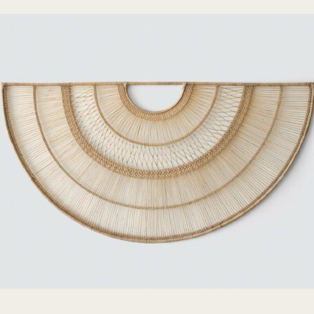 Handcrafted Malawi Wall Decor | Malawi Cane Bed Headboard - Mawu Africa