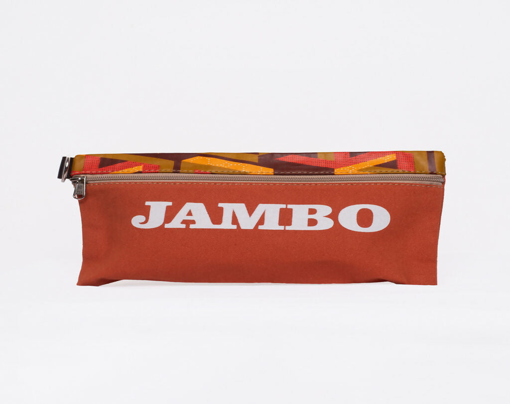 Jambo Zipper Pouch Canvas