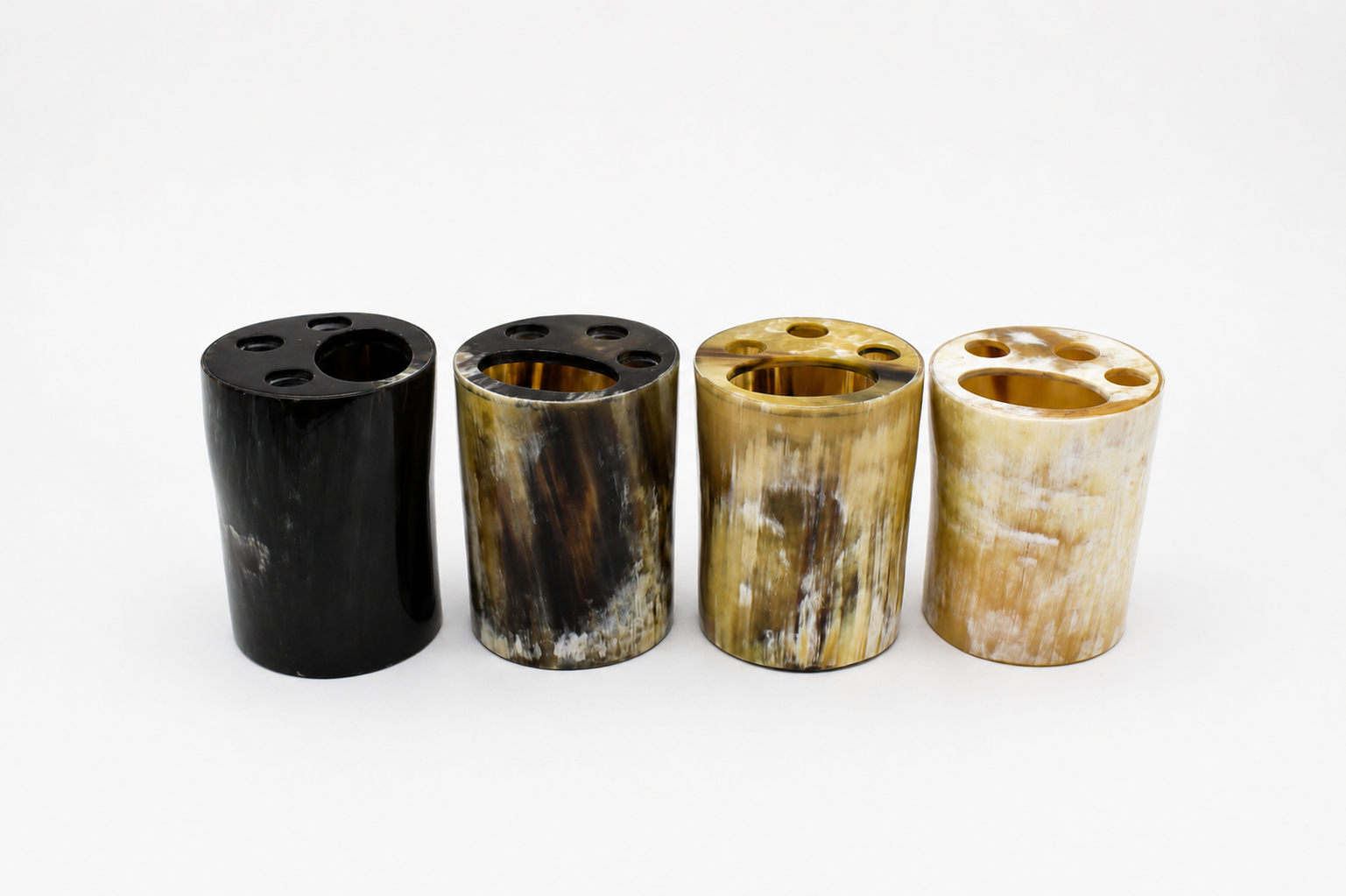 Recycled Horn Toothbrush Holder | Eco-Friendly Handcrafted | Mawu Africa