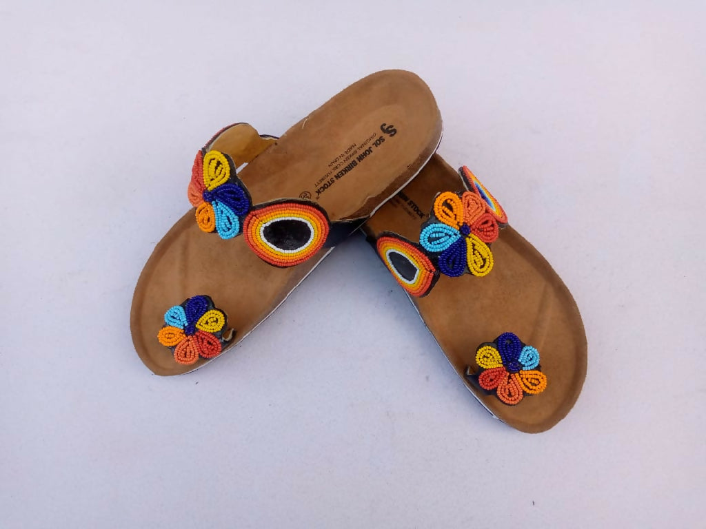 Ladies' Curated Cork Sandals - Mawu Africa