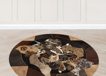 Gathering Of The Greats Round Rug