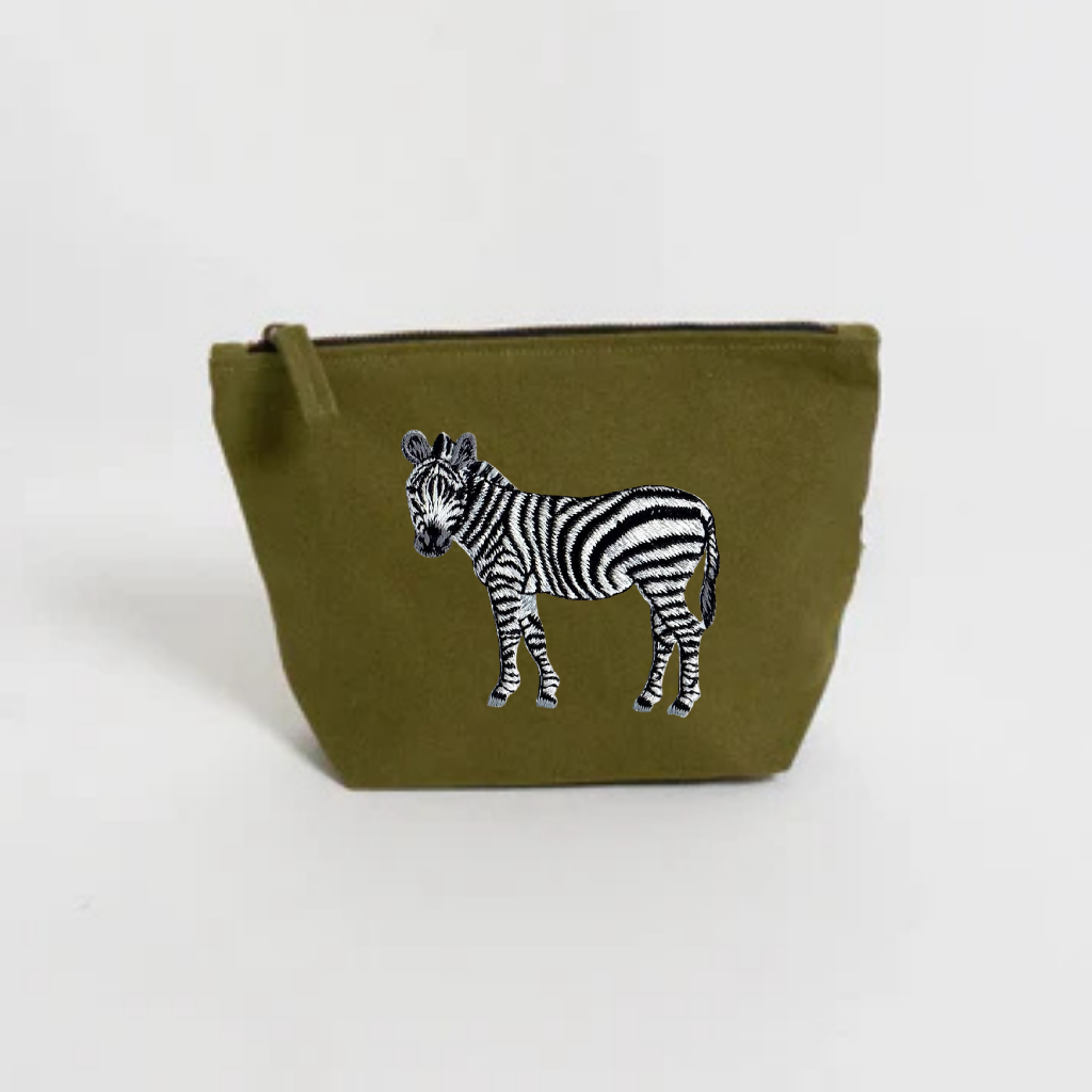 natural canvas pouch