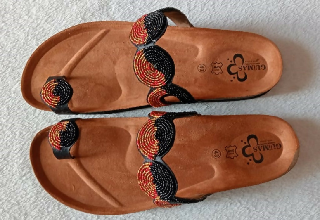 cork sole sandals - Mawu Africa