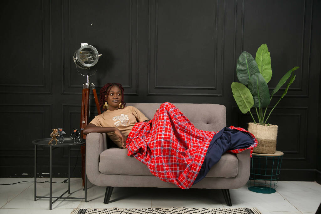 Picnic Blanket | Maasai Fleece Blanket - Mawu Africa