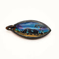 Rhino Soapstone Bowl| Blue Color Soapstone Bowl - Mawu Africa
