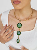 Koroba Necklace - Blue - Mawu Africa