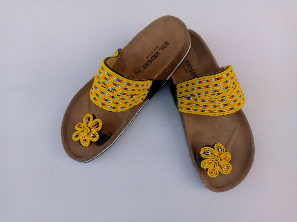 Ladies' Curated Cork Sandals - Mawu Africa