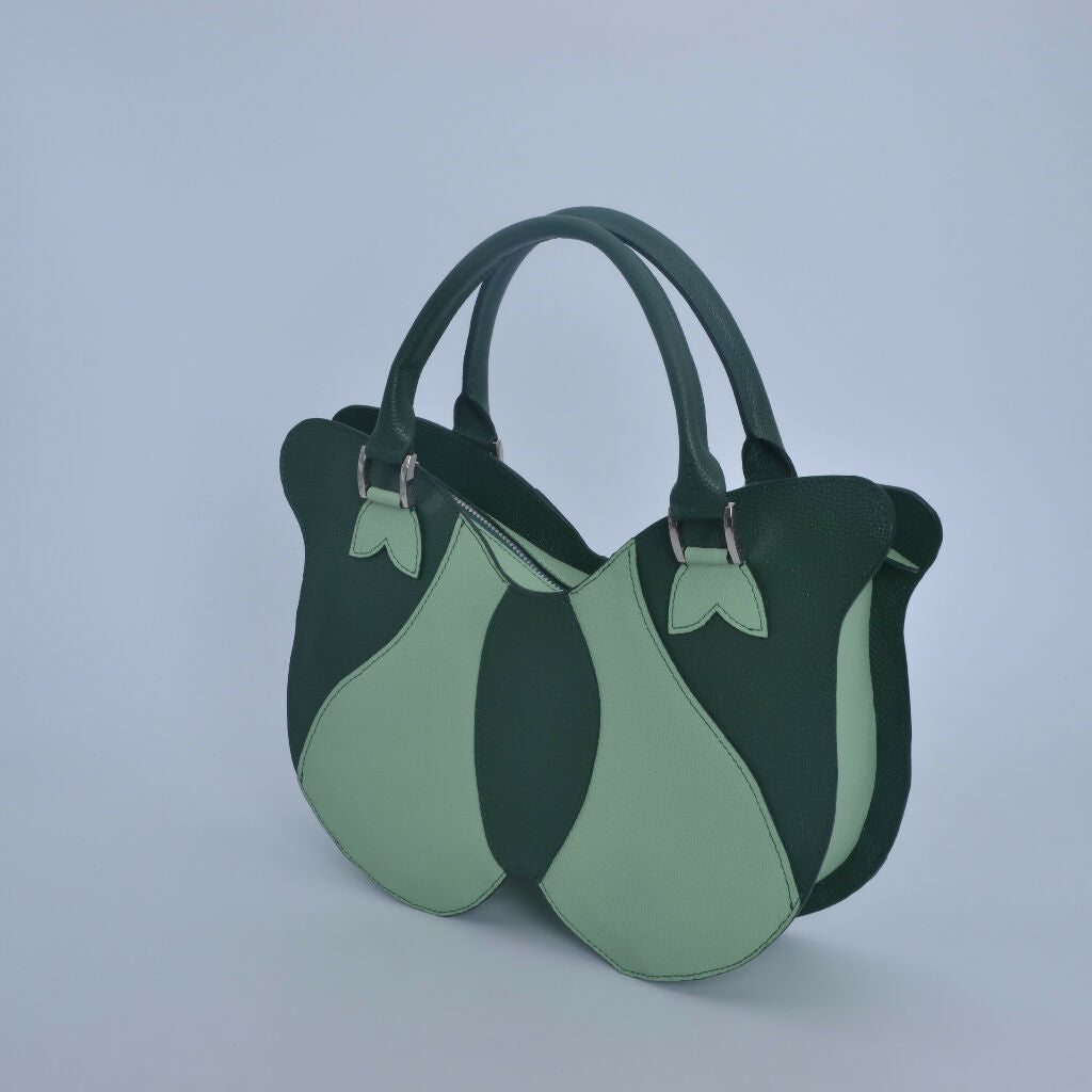 Medium Leather Women's Butterly Handbag (La'balaba)