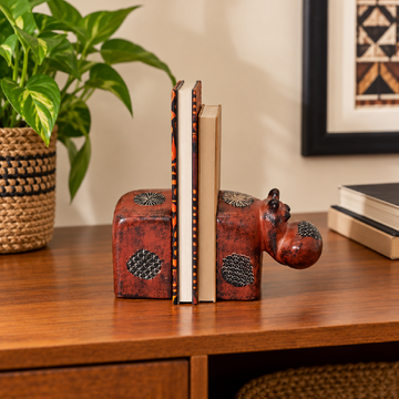 Soapstone Book Holder – Hippo