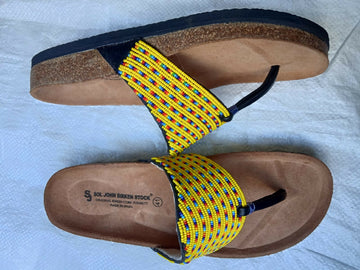 cork sole sandals - Mawu Africa