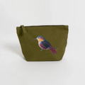green make up pouch