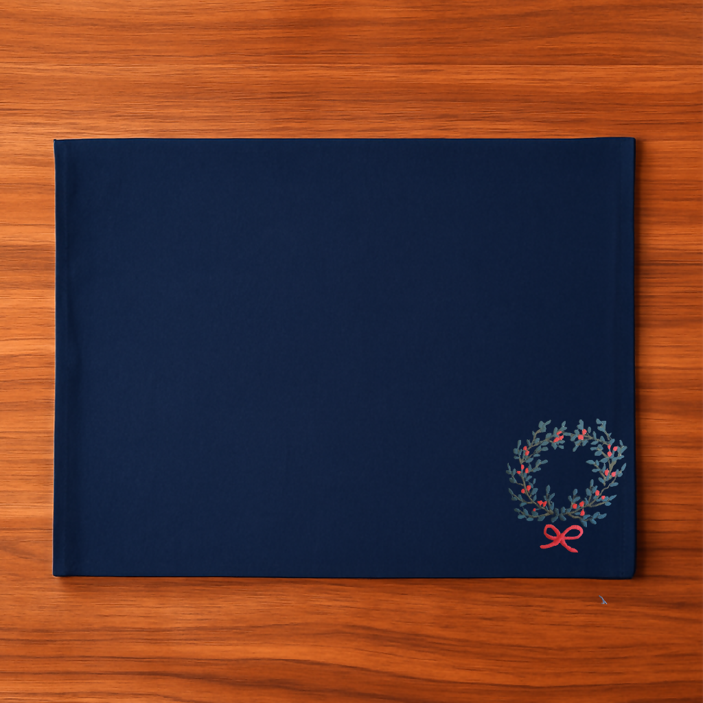 Christmas Table Mats- Wreath Motif