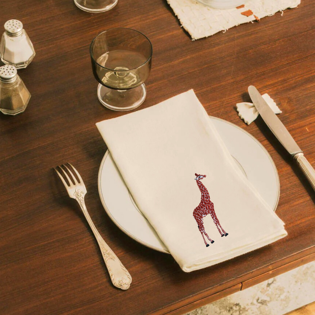 Elephant table napkin