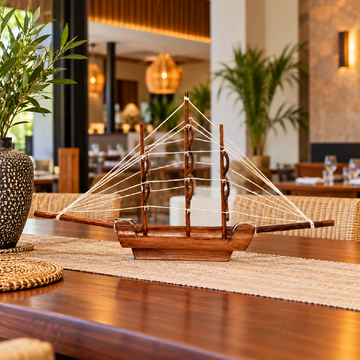 Bamboo Modern Boat Decor