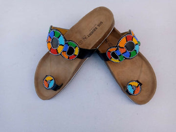 Ladies' Curated Cork Sandals - Mawu Africa