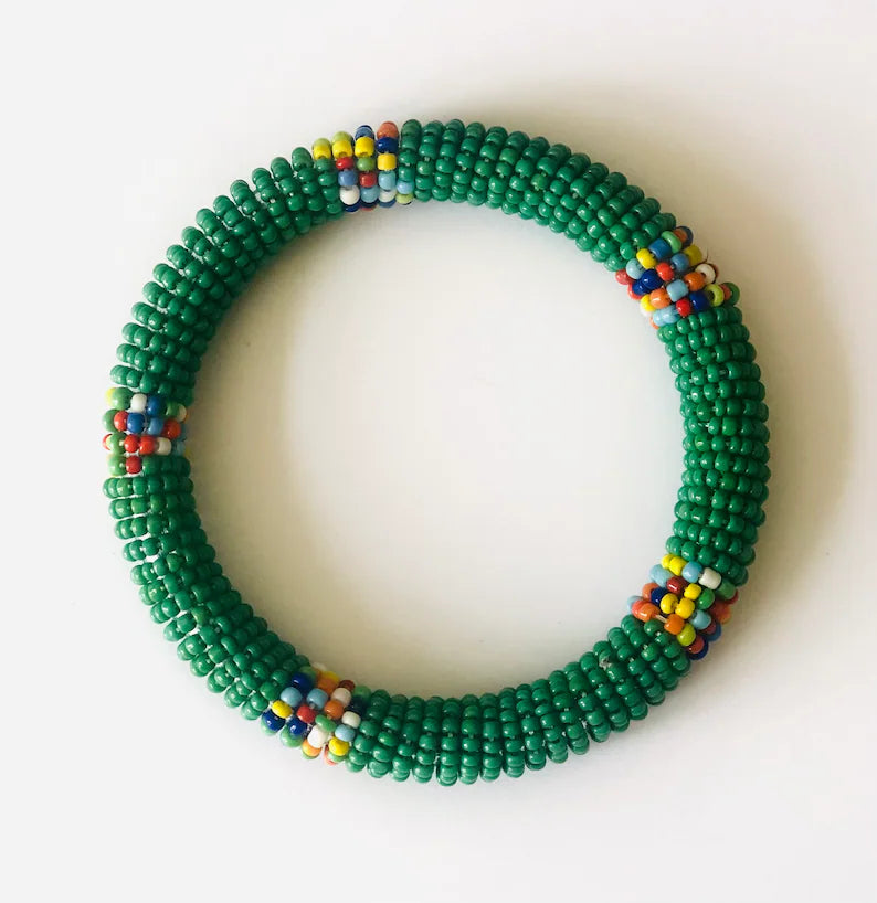 African Beaded Bangle