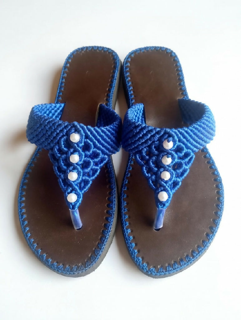 Handwoven Summer Leather Sandals - Mawu Africa