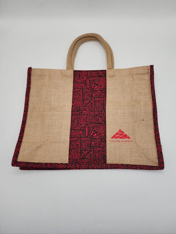 Ankara Jute Tote Bag - Mawu Africa