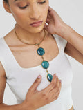 Koroba Necklace - Blue - Mawu Africa