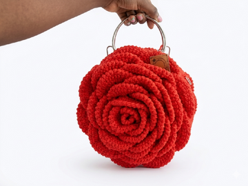 Handcrafted Crochet Flower Bag - Mawu Africa