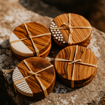 Wooden coasters (set of 4)