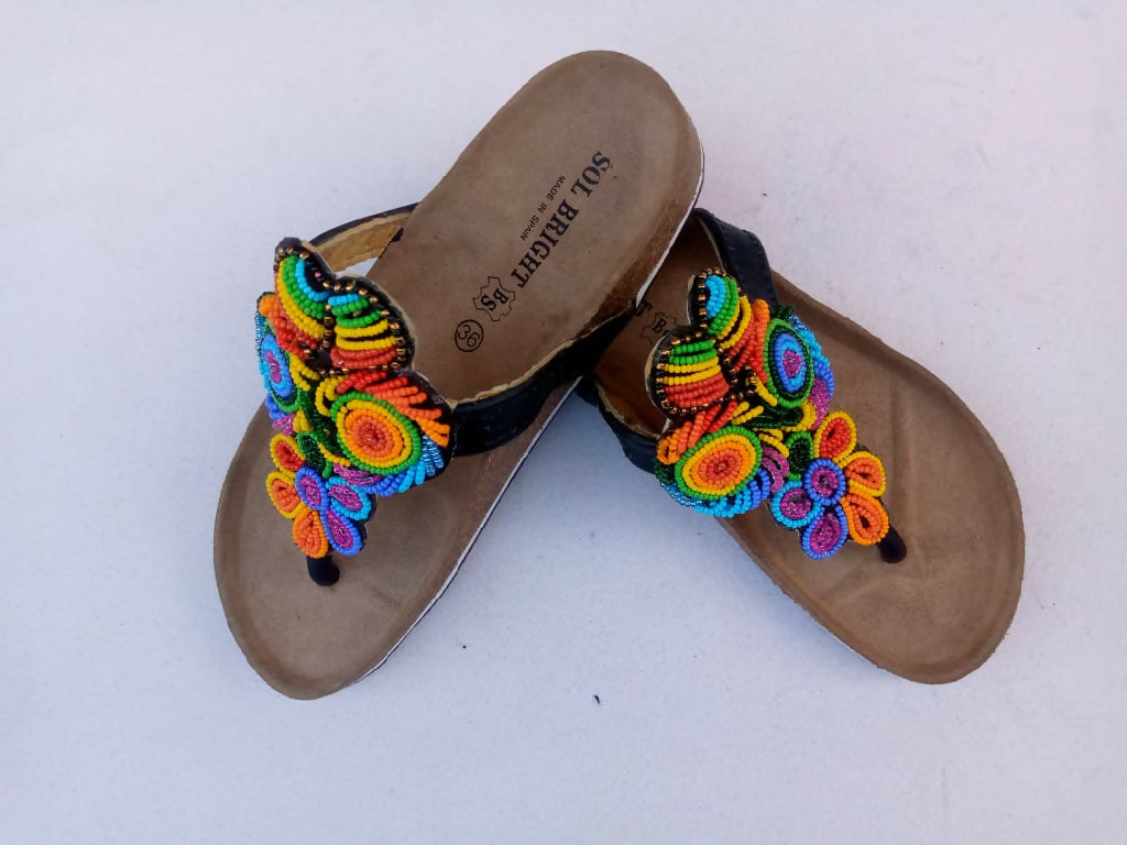 Ladies' Curated Cork Sandal - Mawu Africa