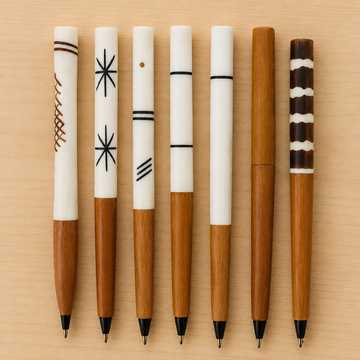 Wooden Pen Holder | Olive Wood & Recycled Bone | Handcrafted Kenya