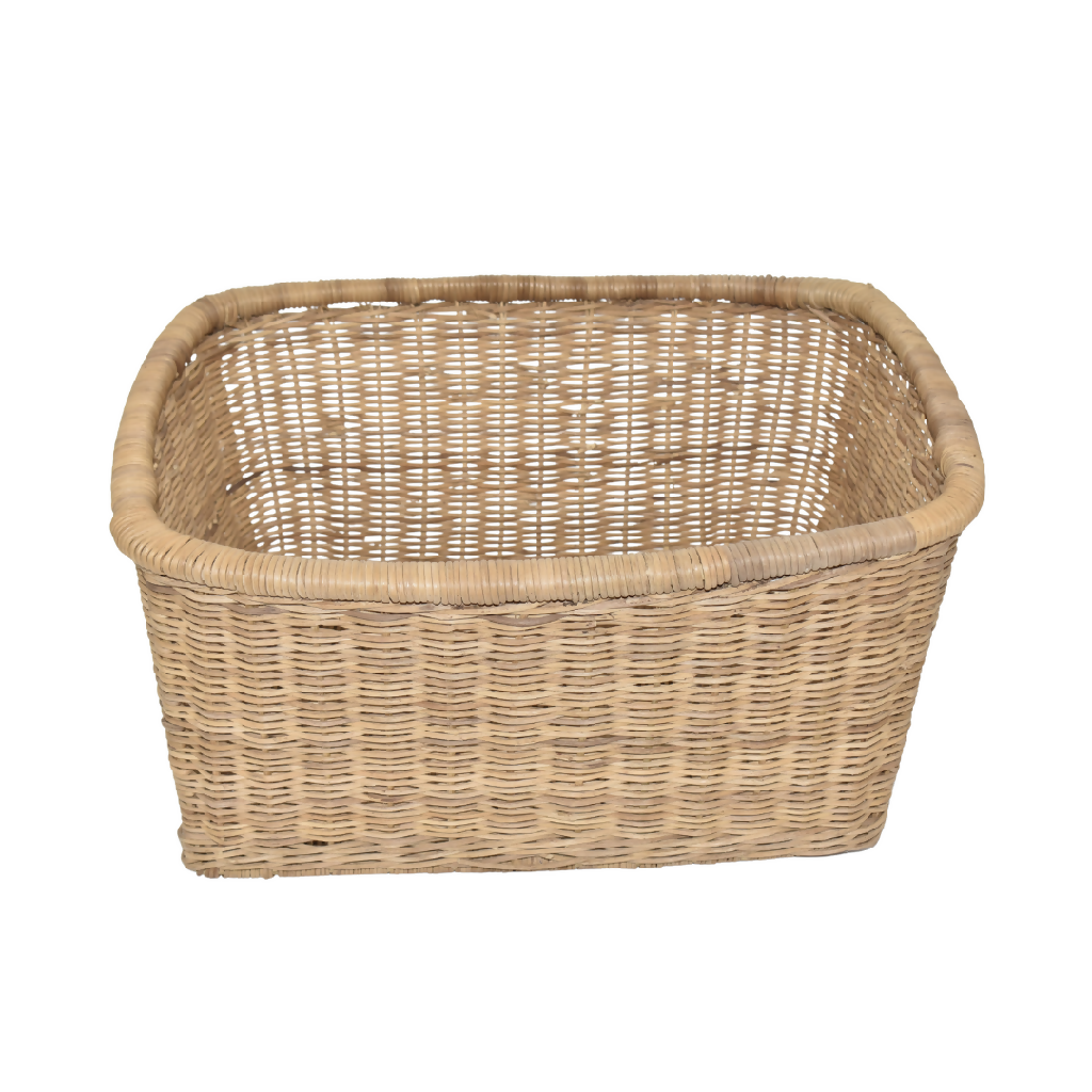 Malawi Cane Storage Basket - Mawu Africa