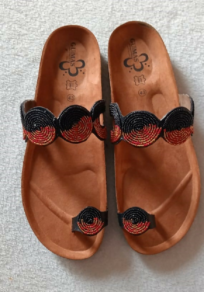 cork sole sandals - Mawu Africa