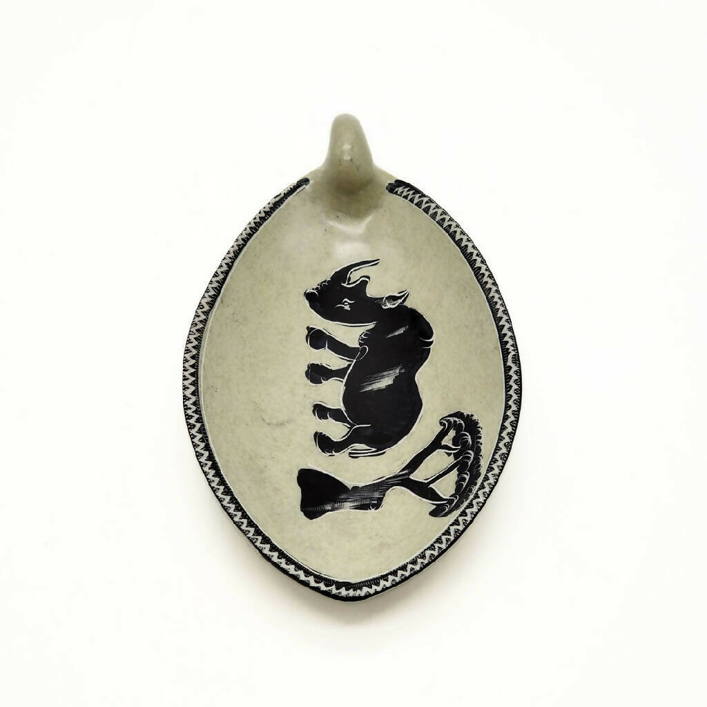 Rhino Soapstone Bowl|African Soapstone - Mawu Africa