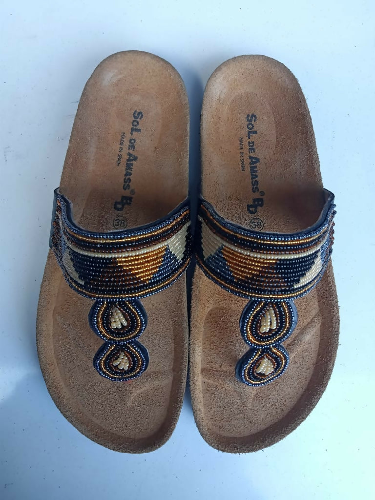 Cork sole sandals - Mawu Africa