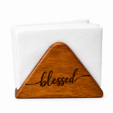 Wooden triangular Serviette/napkin holders