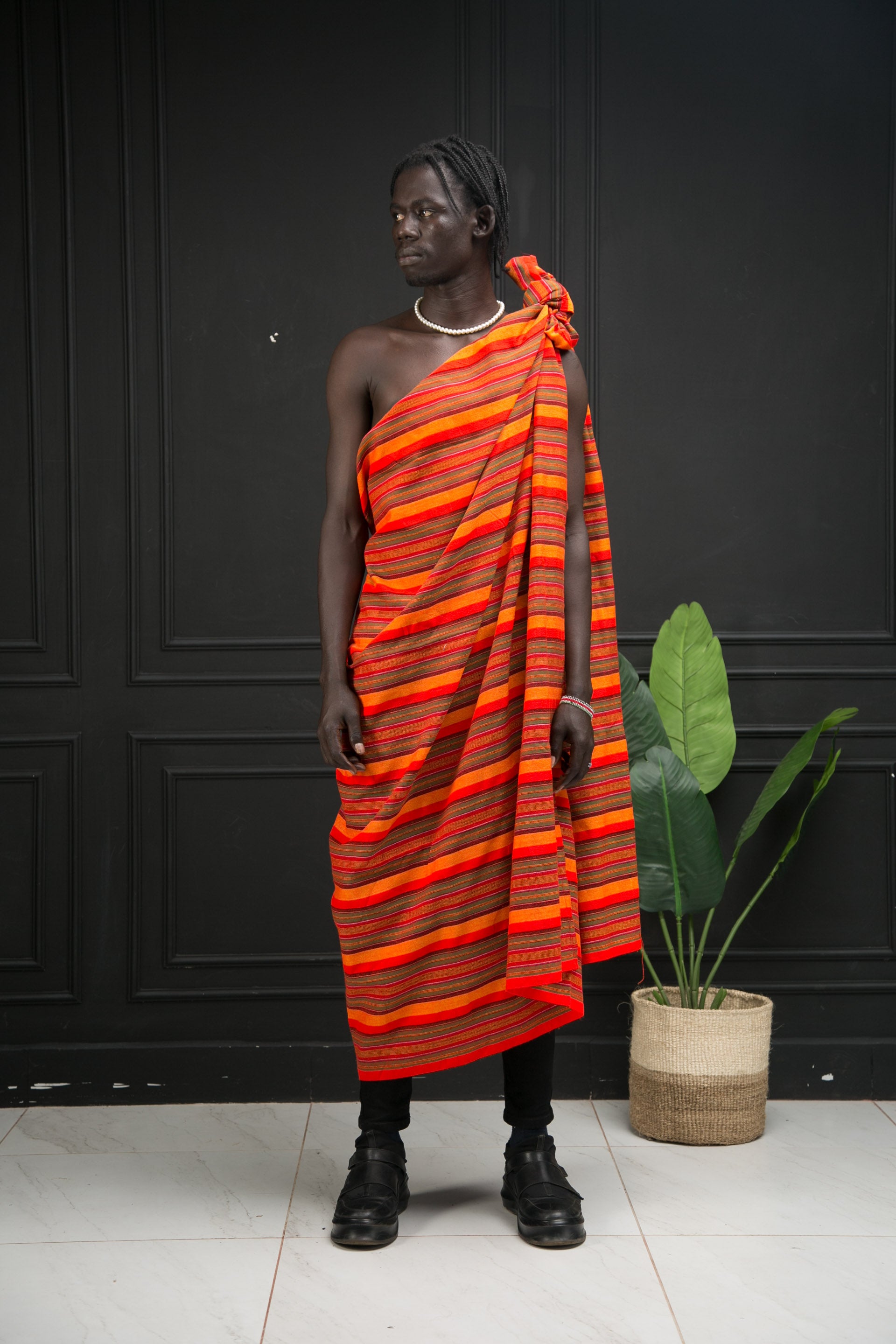 Masaai Shuka Kikoy Authentic African Maasai Blanket Scarf Wrap Throw Fabric  Picnic Mat/Bedspread