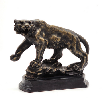 Leopard Bronze Sculpture