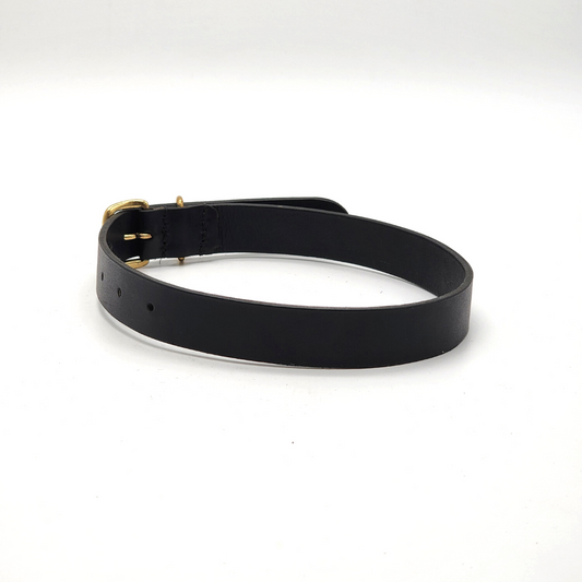 Handmade Plain Leather Pet Collars | Dog collars