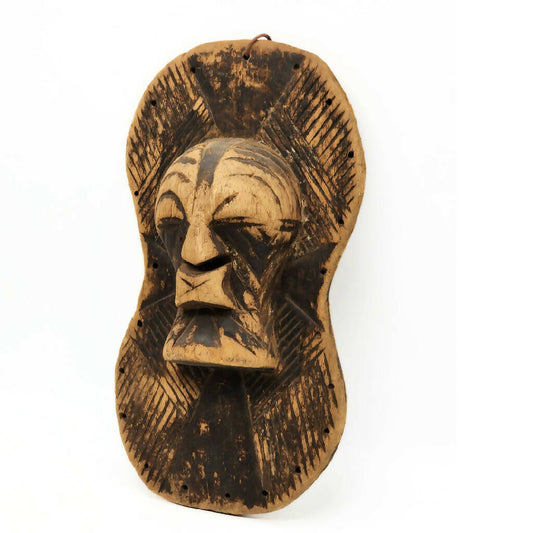 Traditional Lion Mask|Brown Mask | Chokwe Mask