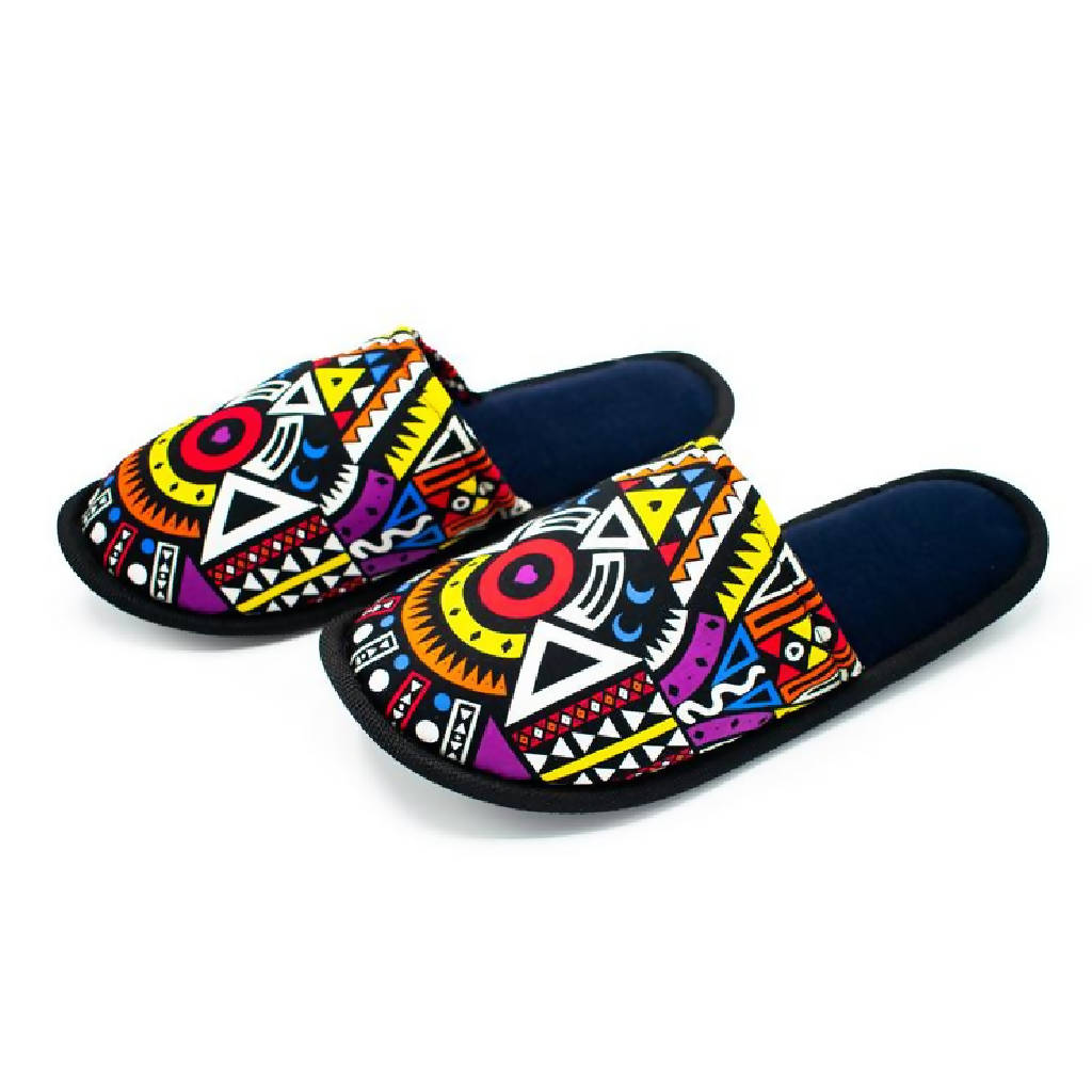 Purple tribal slippers - Authentic African handicrafts | Clothing, bags, painting, toys & more - CULTURE HUB by Muthoni Unchained