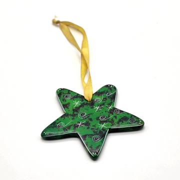 Star Christmas tree decorations | Soapstone star dangling