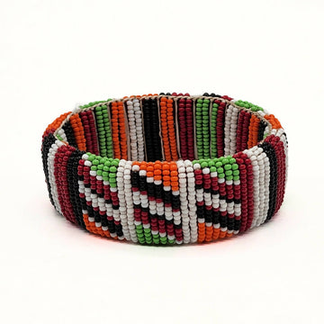 Thick Maasai Beaded Bangle