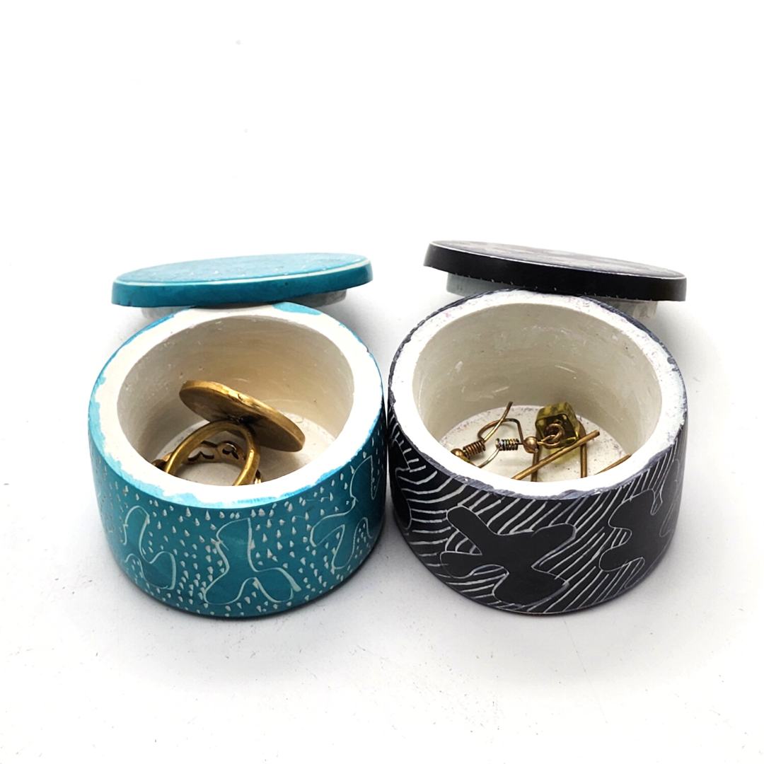 Small Accessory Storage Handmade small accessories storage\organizer | soapstone – Mawu Africa