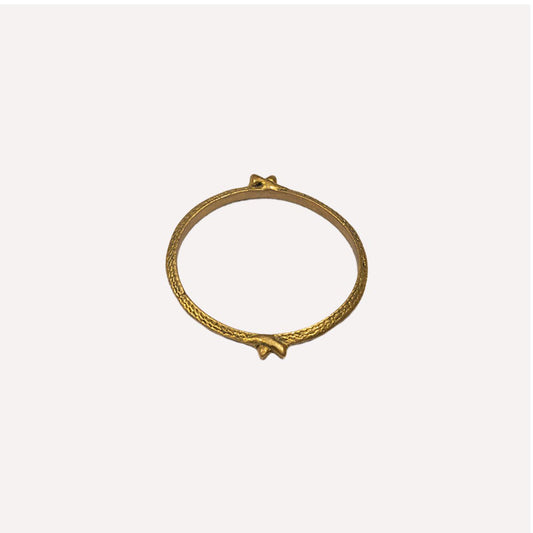 Minimalistic Brass African Bangle - Authentic African handicrafts | Clothing, bags, painting, toys & more - CULTURE HUB by Muthoni Unchained