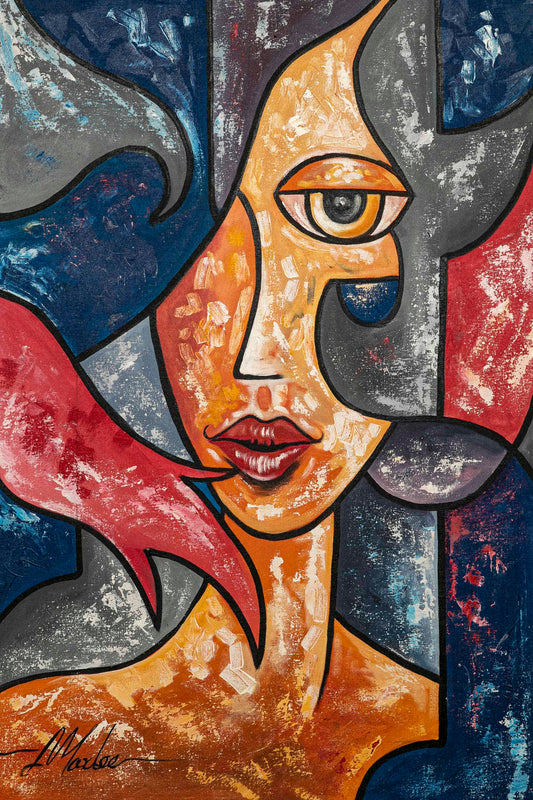 Abstract girl2 - Authentic African handicrafts | Clothing, bags, painting, toys & more - CULTURE HUB by Muthoni Unchained